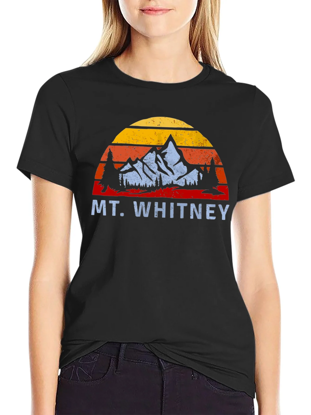 Mt. Whitney Retro Sunset T-Shirt product image 2