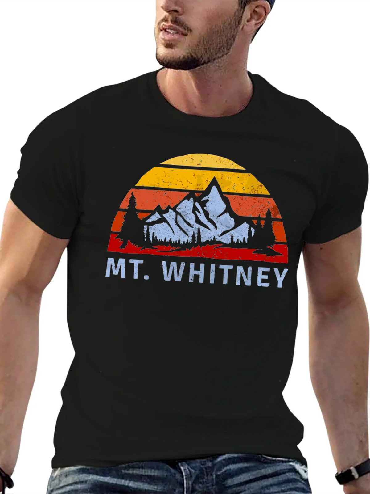 Mt. Whitney Retro Sunset T-Shirt product image 6