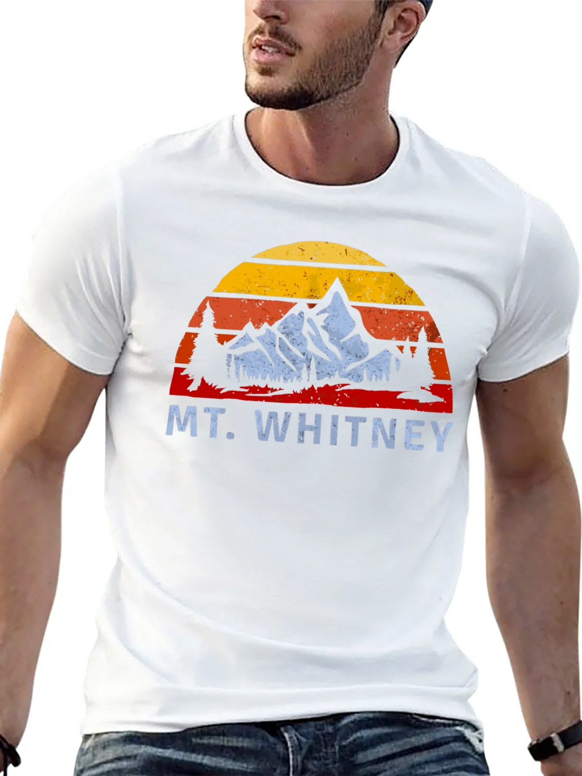 Mt. Whitney Retro Sunset T-Shirt product image 12