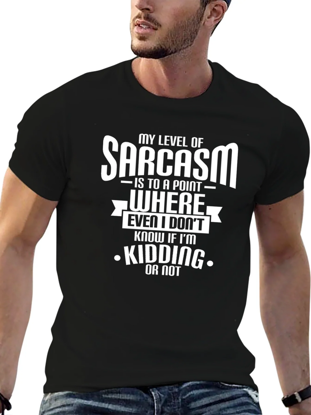 Sarcastic Humor T-Shirt: Kidding or Not? product image 6