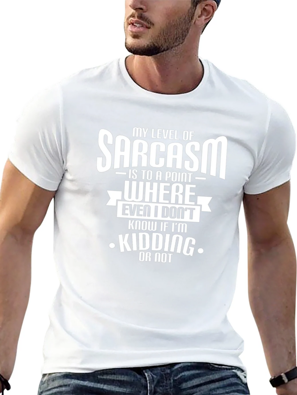 Sarcastic Humor T-Shirt: Kidding or Not? product image 12