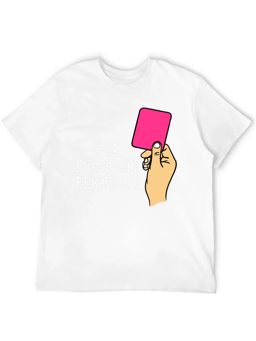 Red Card Warning Funny Graphic Tee product image 11