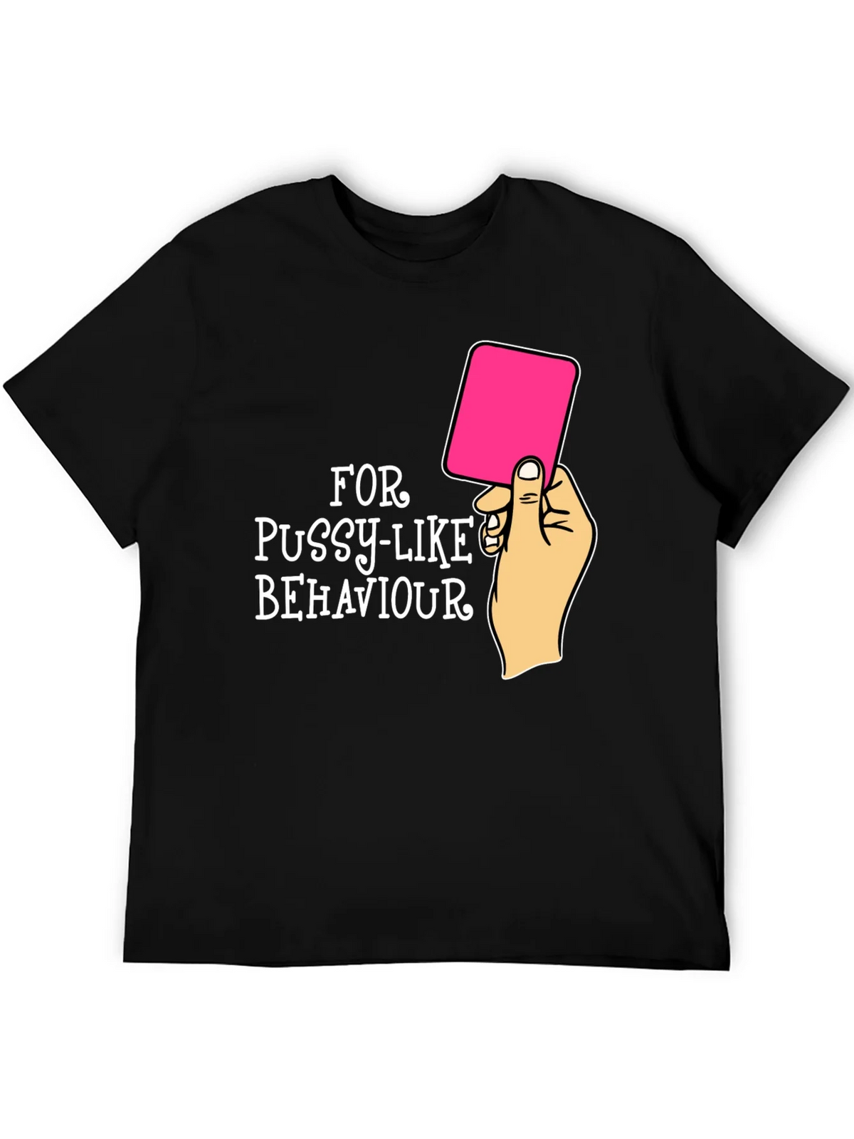 Red Card Warning Funny Graphic Tee product image 5