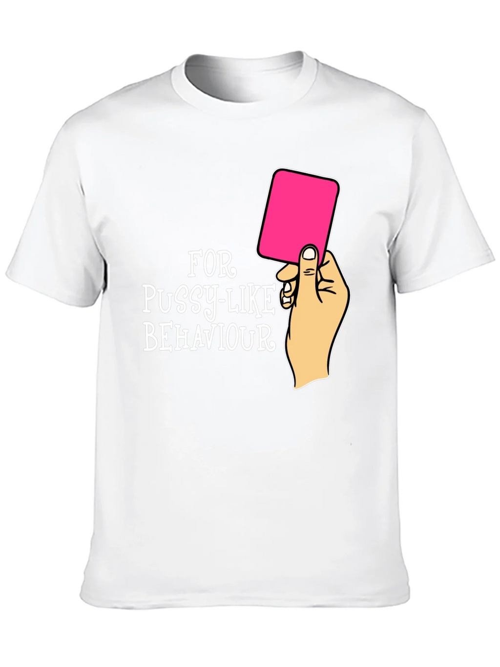 Red Card Warning Funny Graphic Tee product image 9