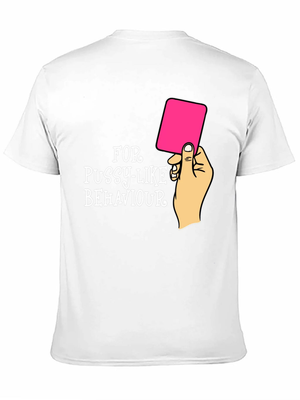Red Card Warning Funny Graphic Tee product image 10