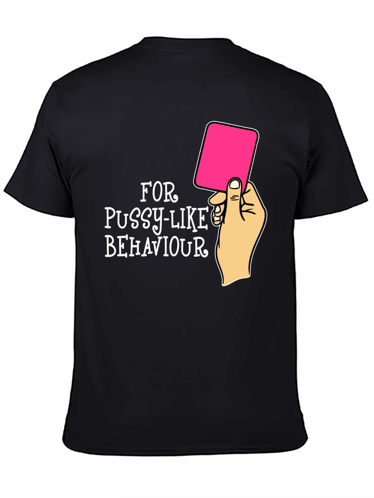 Red Card Warning Funny Graphic Tee product image 4