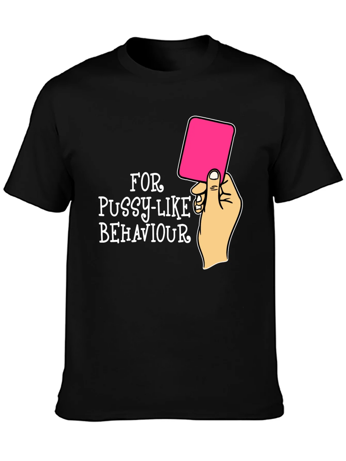 Red Card Warning Funny Graphic Tee product image 3