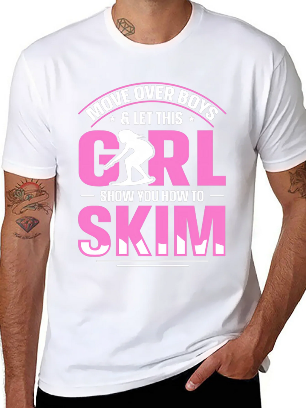 Move Over Boys Skim T-Shirt product image 7
