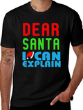 Dear Santa I Can Explain Christmas T-Shirt product image 1