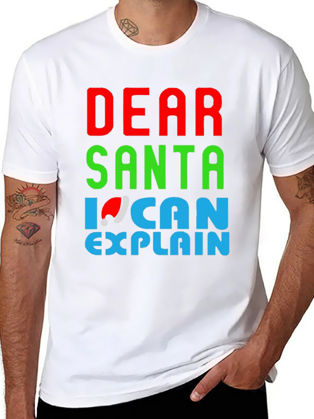 Dear Santa I Can Explain Christmas T-Shirt product image 7