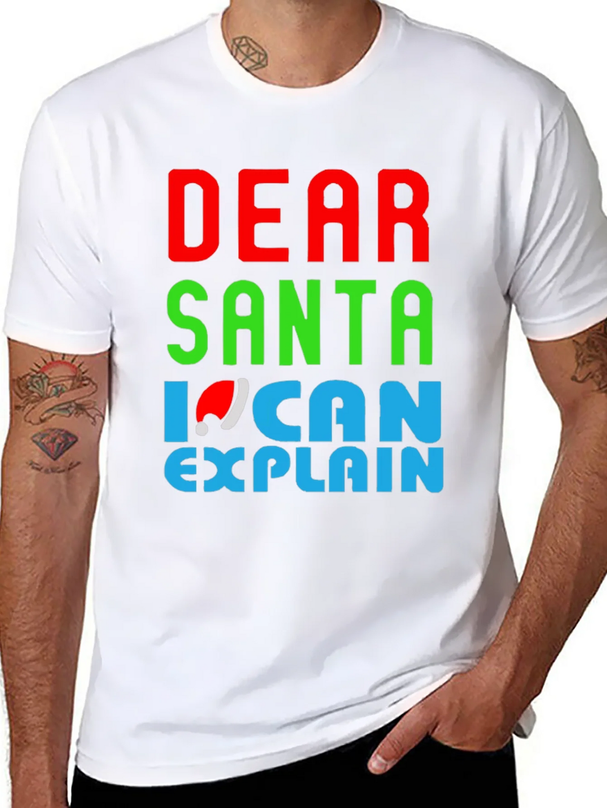 Dear Santa I Can Explain Christmas T-Shirt product image 7