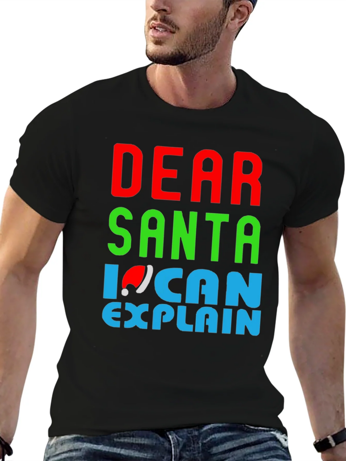 Dear Santa I Can Explain Christmas T-Shirt product image 6