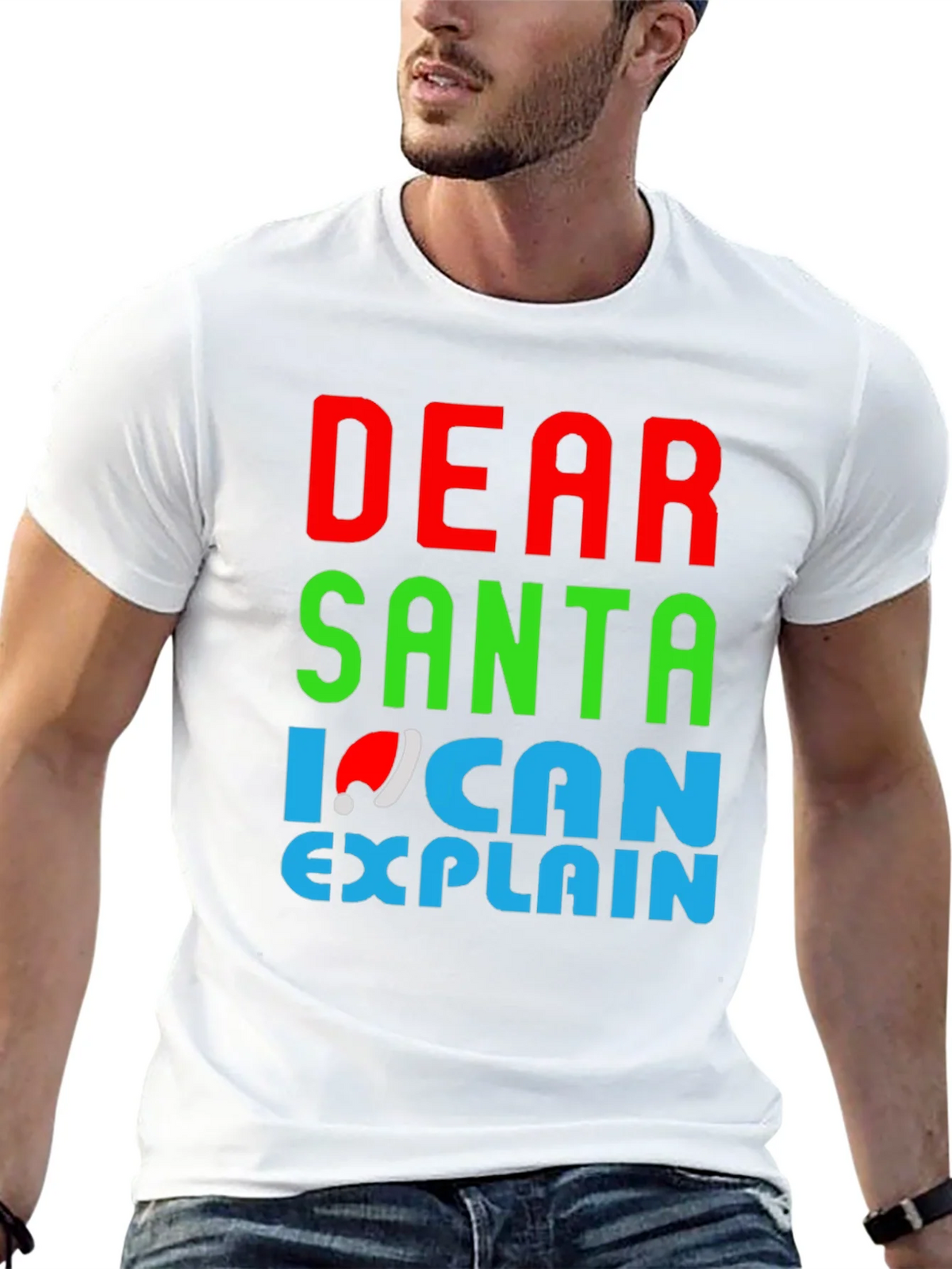 Dear Santa I Can Explain Christmas T-Shirt product image 12