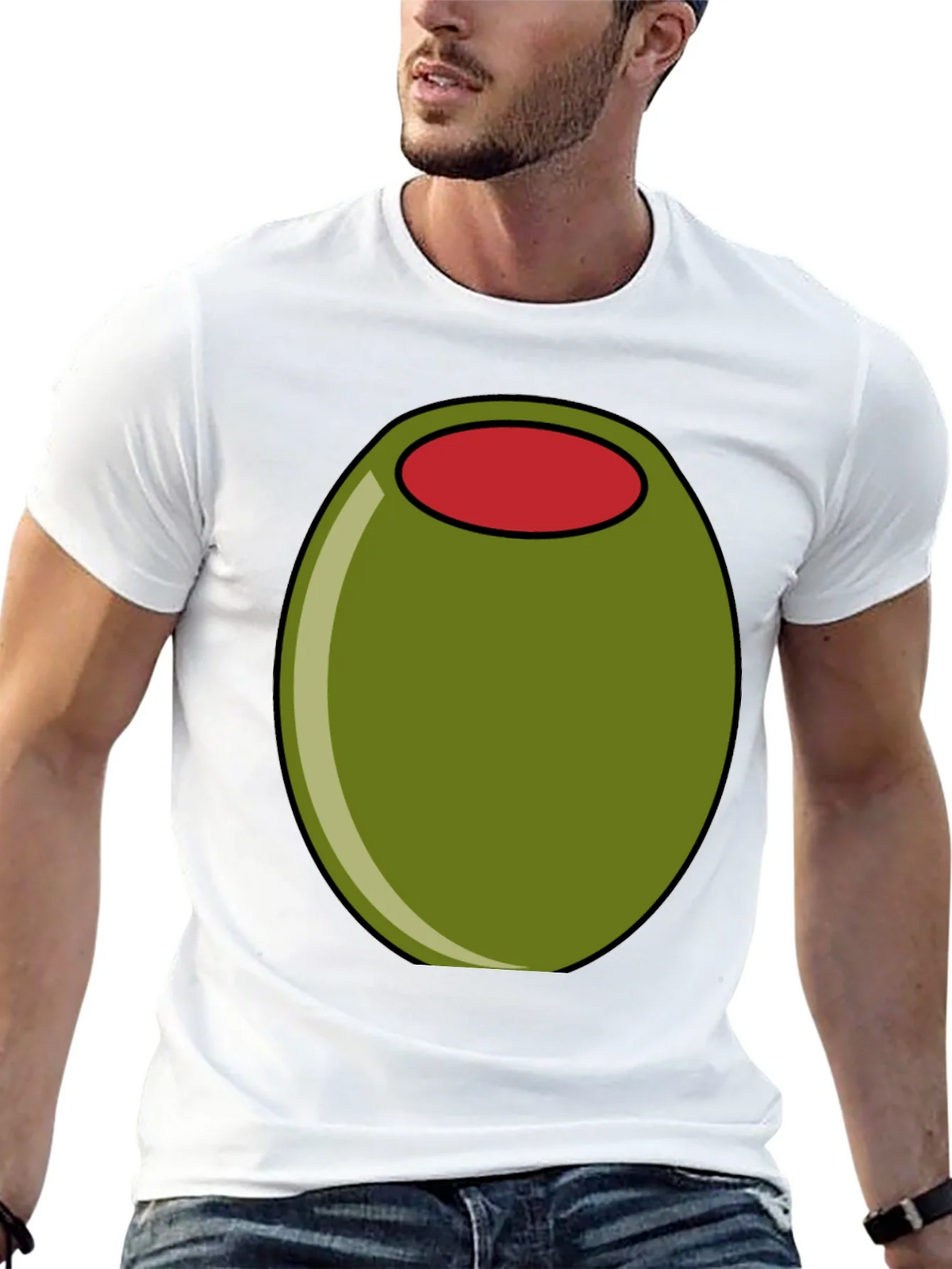 Olive Graphic Tee - Funny Food T-Shirt product image 12