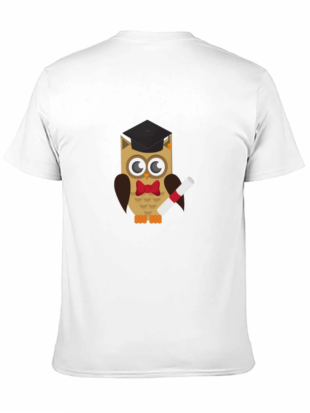 Graduation Owl Graphic Tee - Black Cotton T-Shirt product image 10