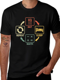 Eat Sleep Math Repeat T-Shirt product image 1