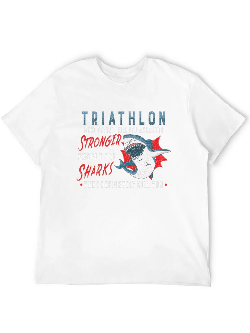 Triathlon Shark T-Shirt - Funny Athlete Tee product image 11