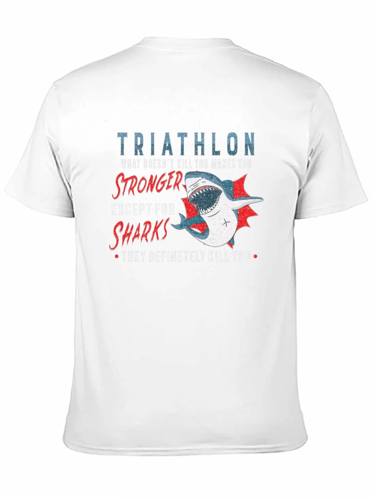 Triathlon Shark T-Shirt - Funny Athlete Tee product image 10