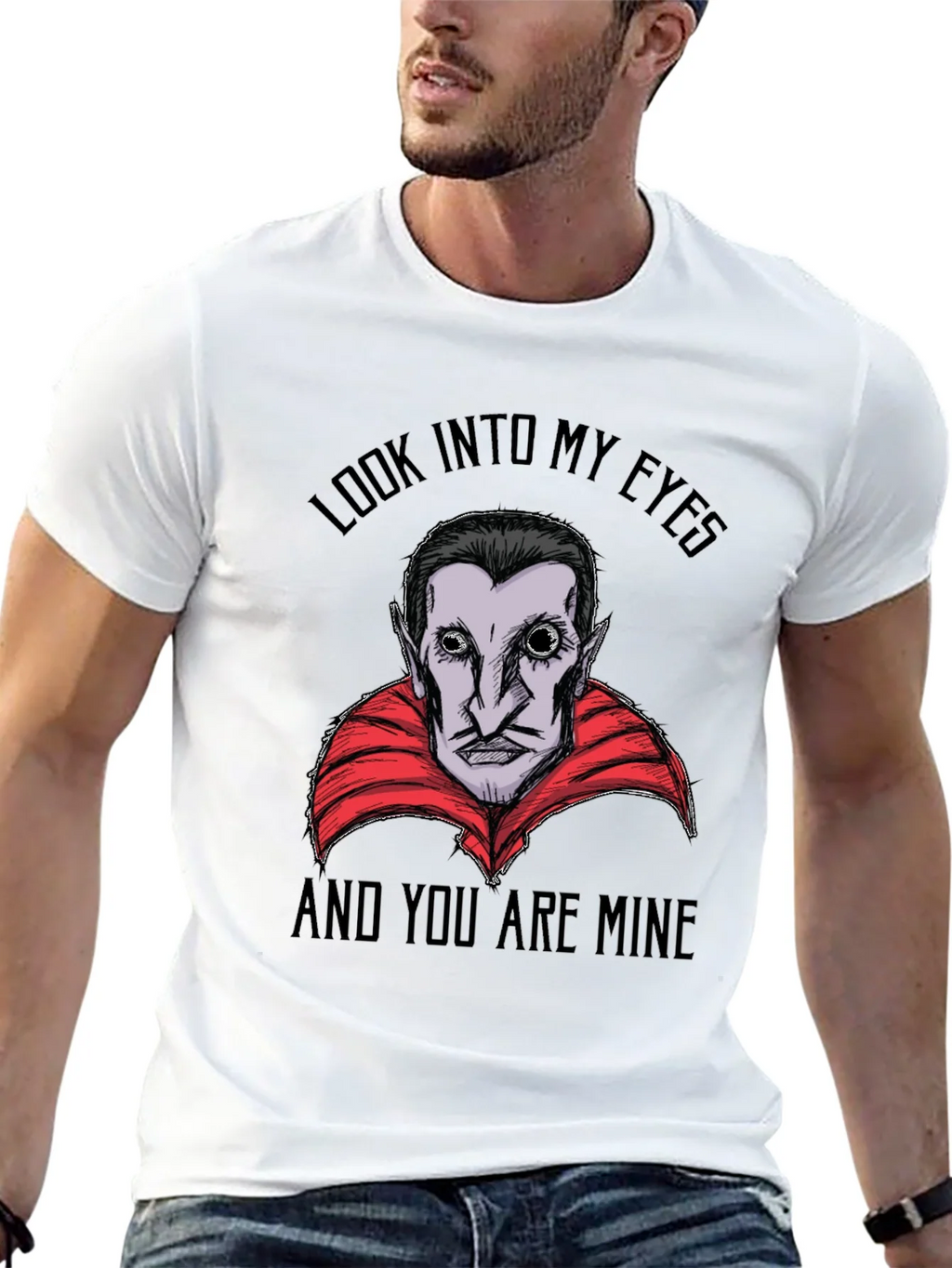 Vampire Graphic T-Shirt - Look Into My Eyes Tee product image 12