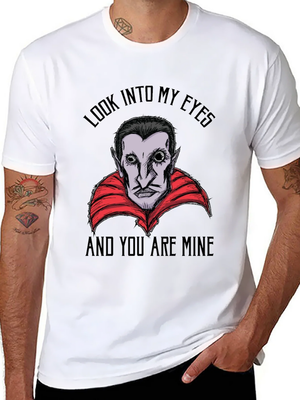 Vampire Graphic T-Shirt - Look Into My Eyes Tee product image 7