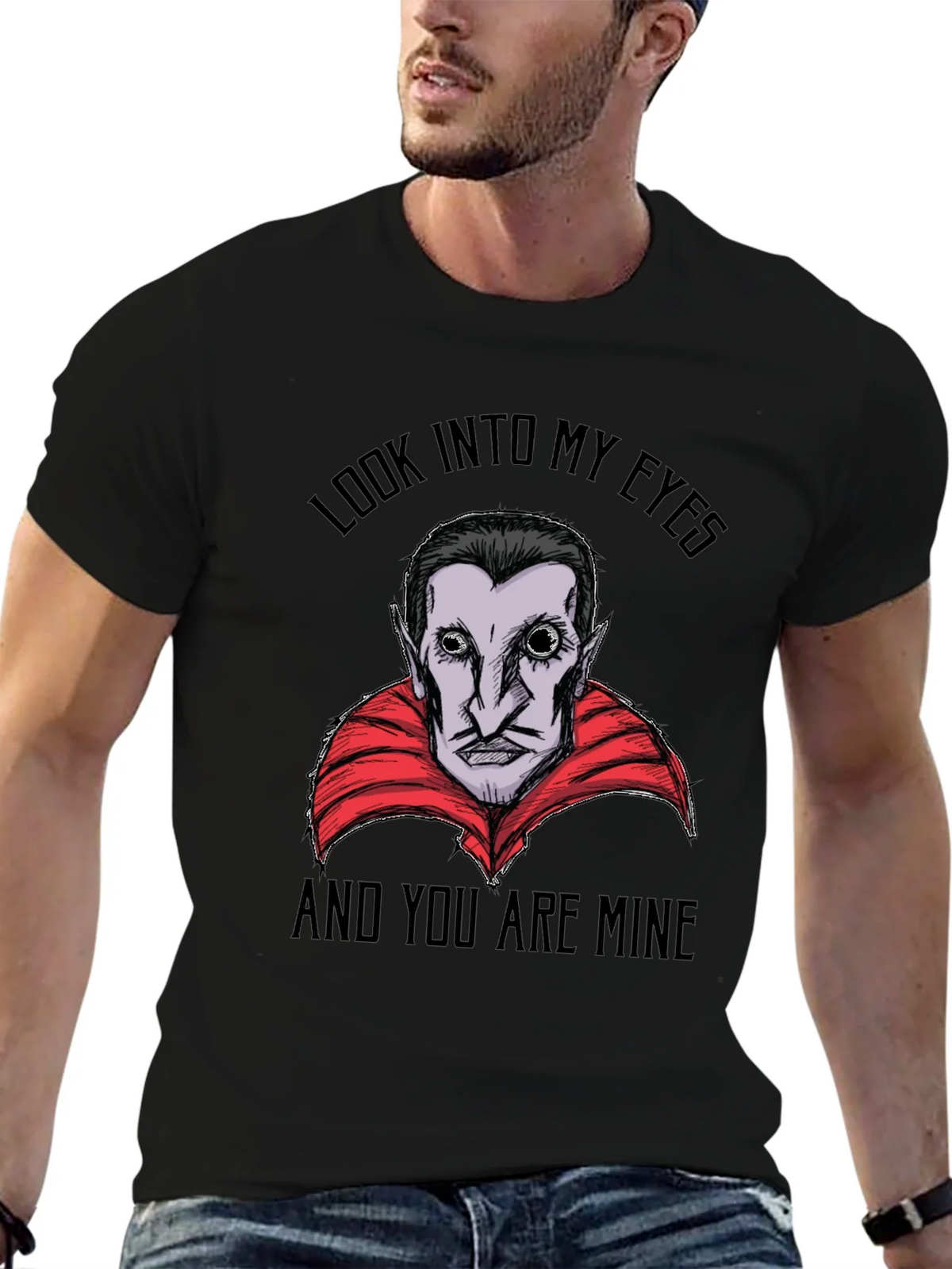 Vampire Graphic T-Shirt - Look Into My Eyes Tee product image 6