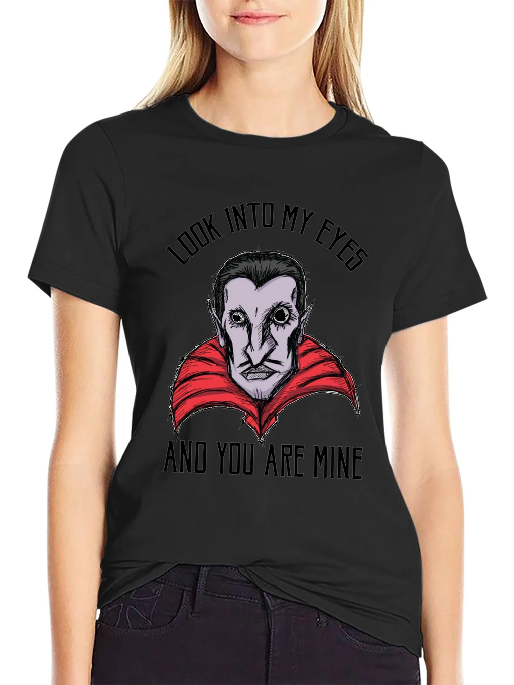 Vampire Graphic T-Shirt - Look Into My Eyes Tee product image 2