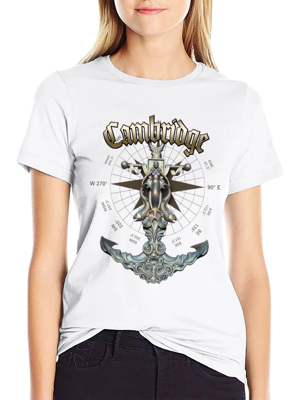 Cambridge Nautical Anchor Graphic T-Shirt product image 8
