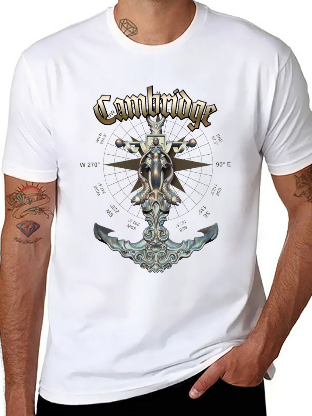 Cambridge Nautical Anchor Graphic T-Shirt product image 7