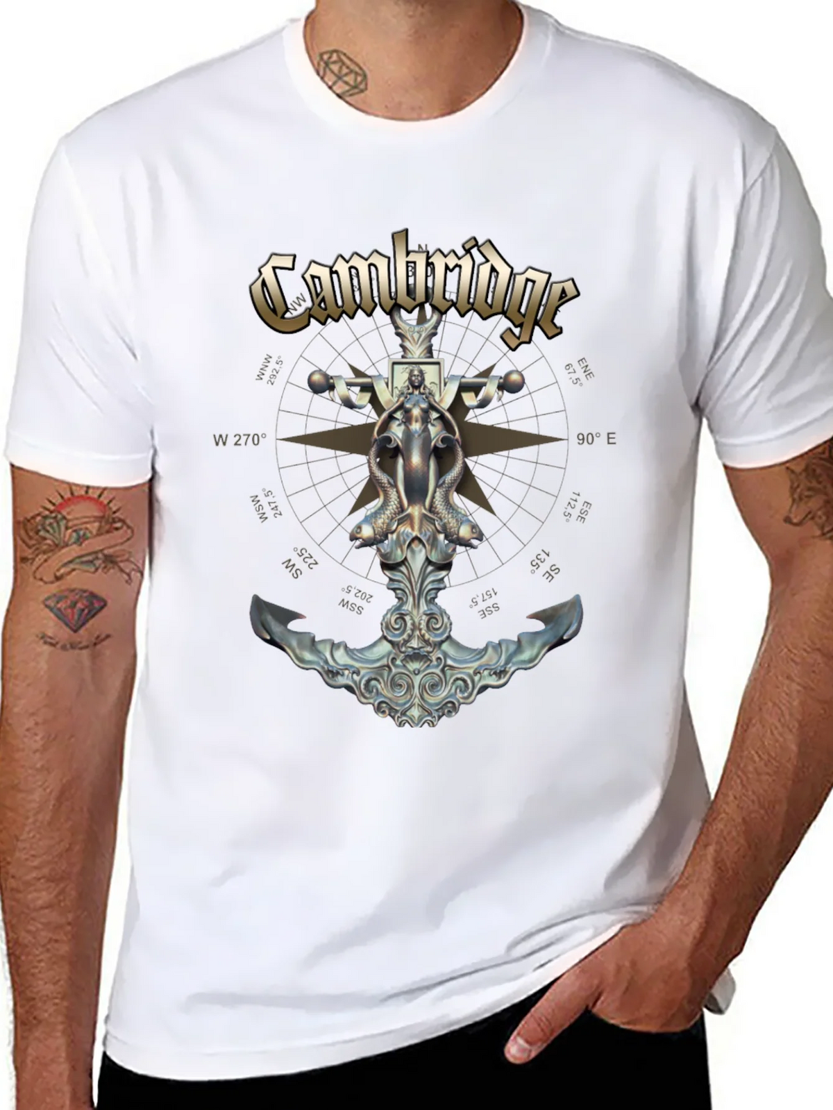 Cambridge Nautical Anchor Graphic T-Shirt product image 7