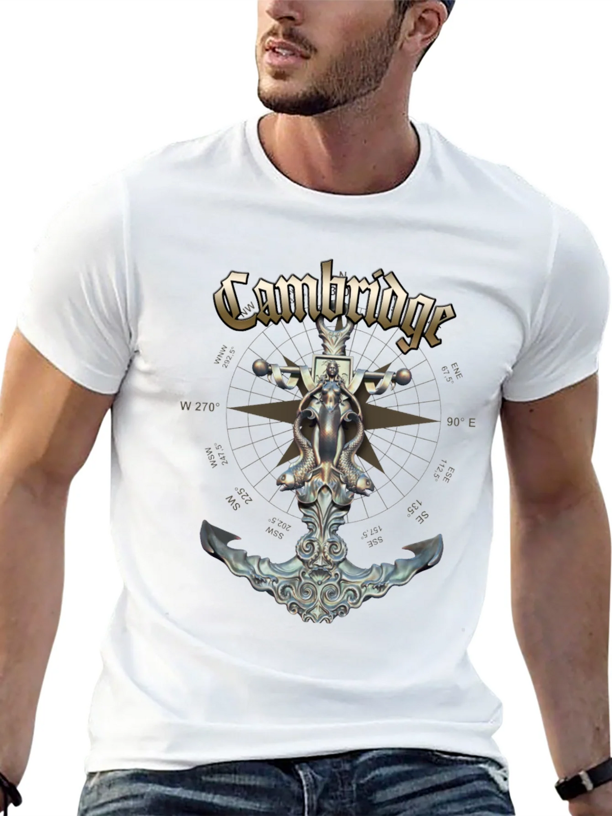 Cambridge Nautical Anchor Graphic T-Shirt product image 12