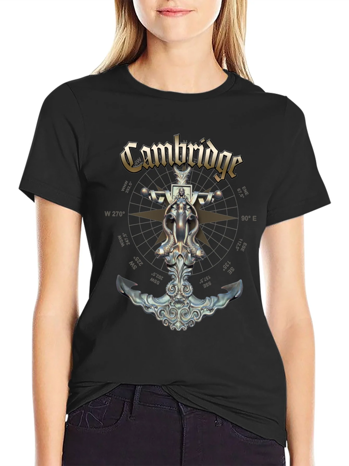 Cambridge Nautical Anchor Graphic T-Shirt product image 2