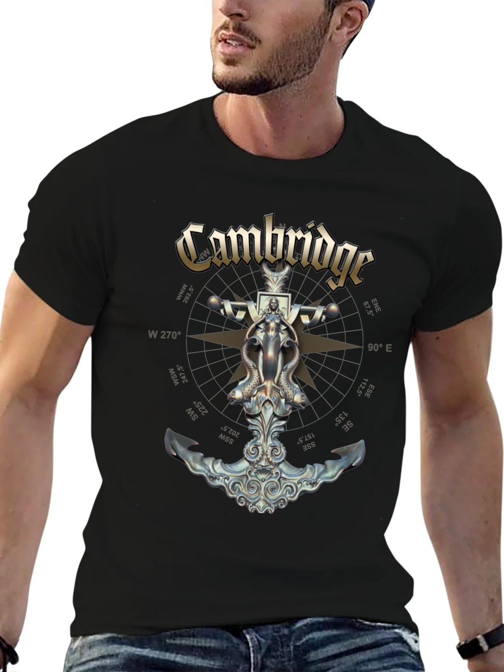 Cambridge Nautical Anchor Graphic T-Shirt product image 6
