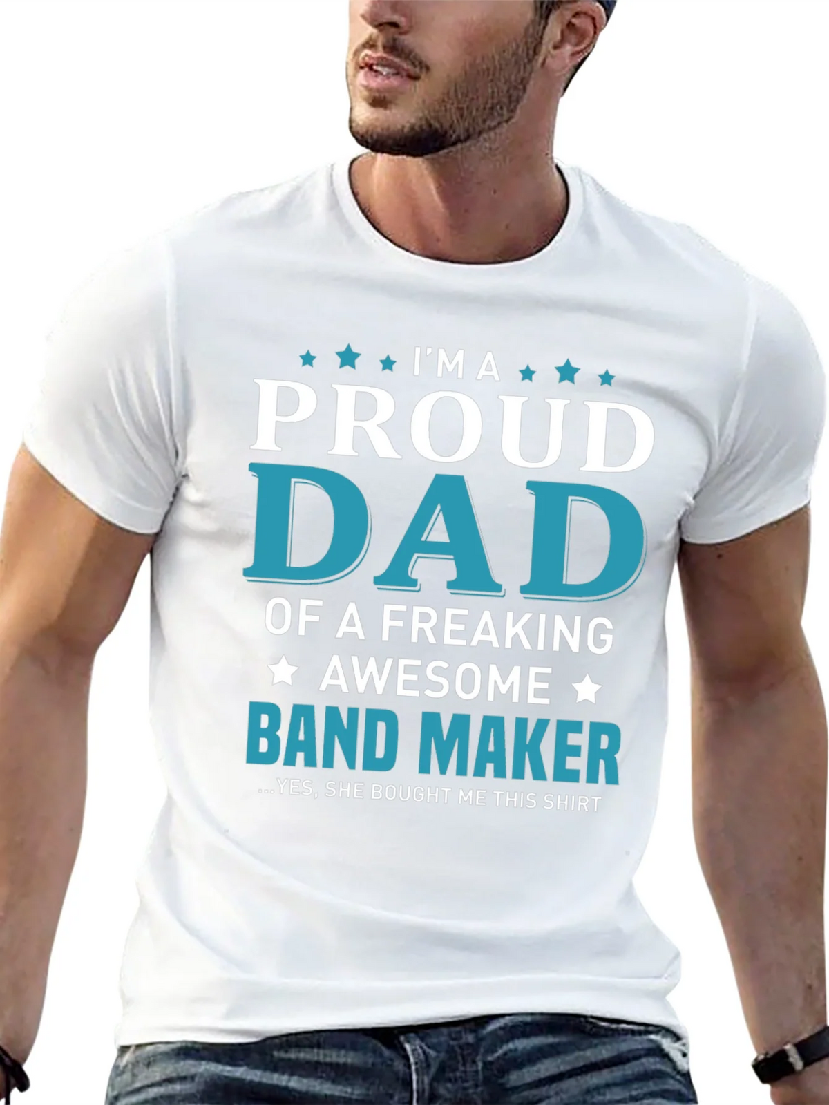 Proud Dad of a Band Maker T-Shirt - Awesome Gift! product image 12