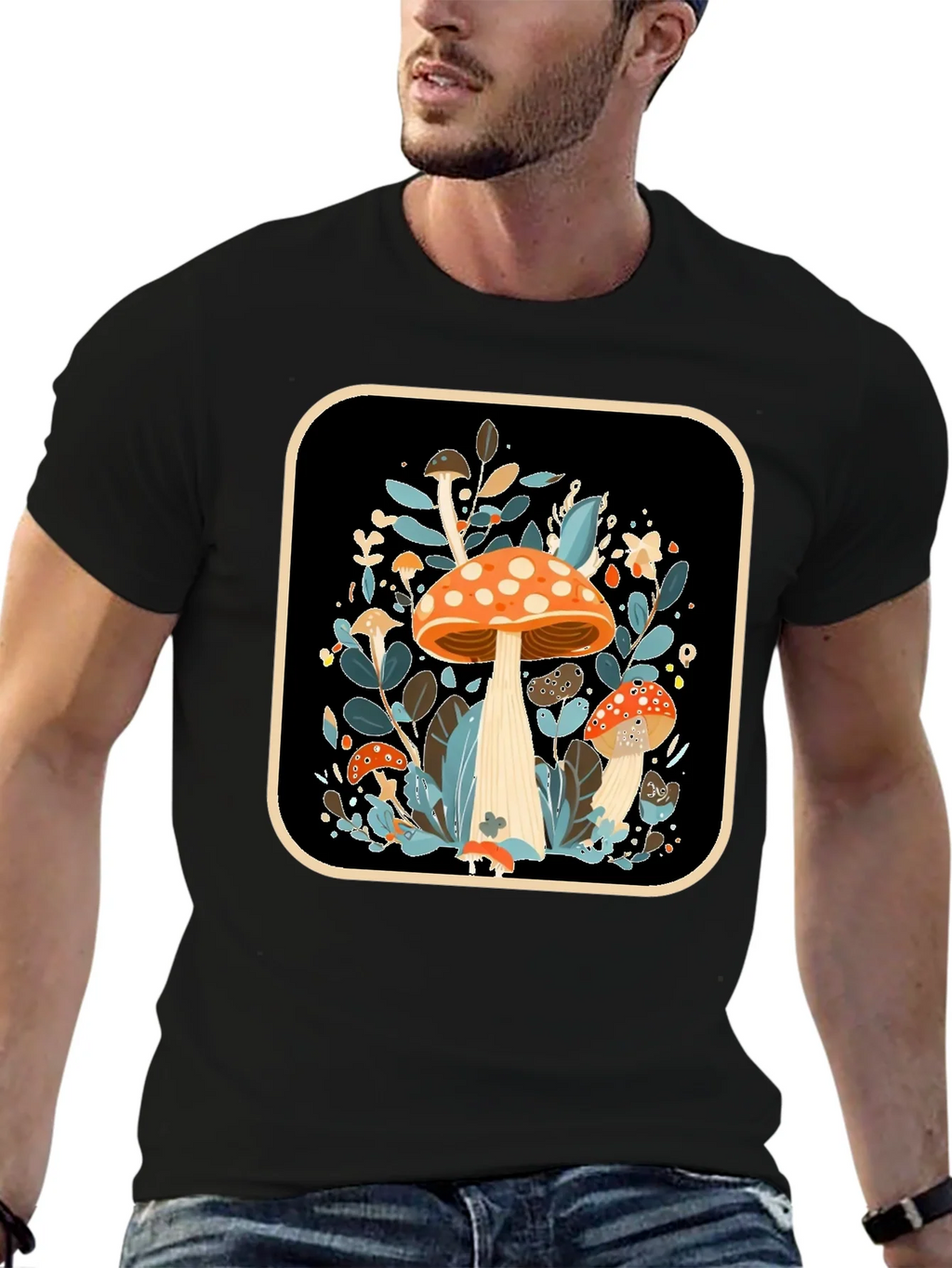 Mushroom Graphic Tee - Nature Inspired Style product image 6