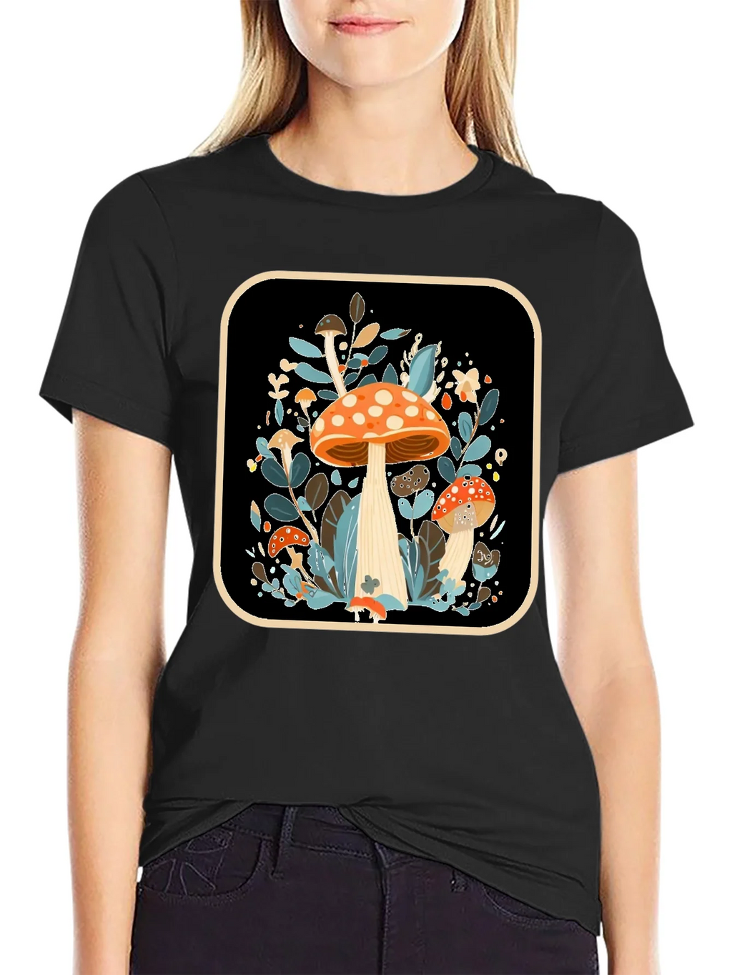 Mushroom Graphic Tee - Nature Inspired Style product image 2