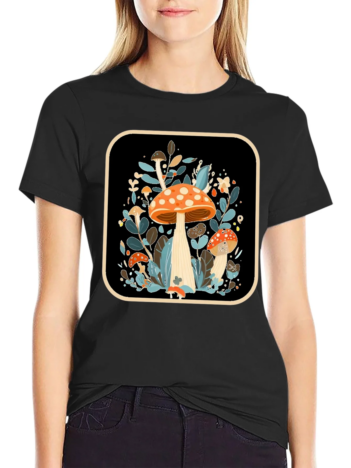 Mushroom Graphic Tee - Nature Inspired Style product image 2