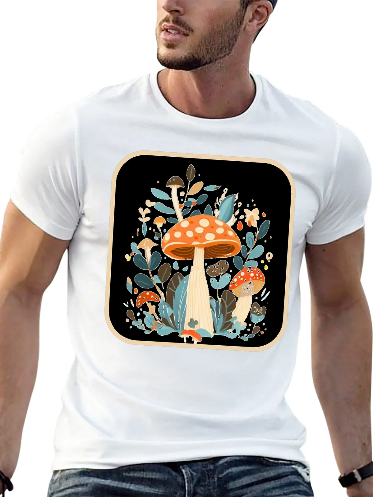 Mushroom Graphic Tee - Nature Inspired Style product image 12