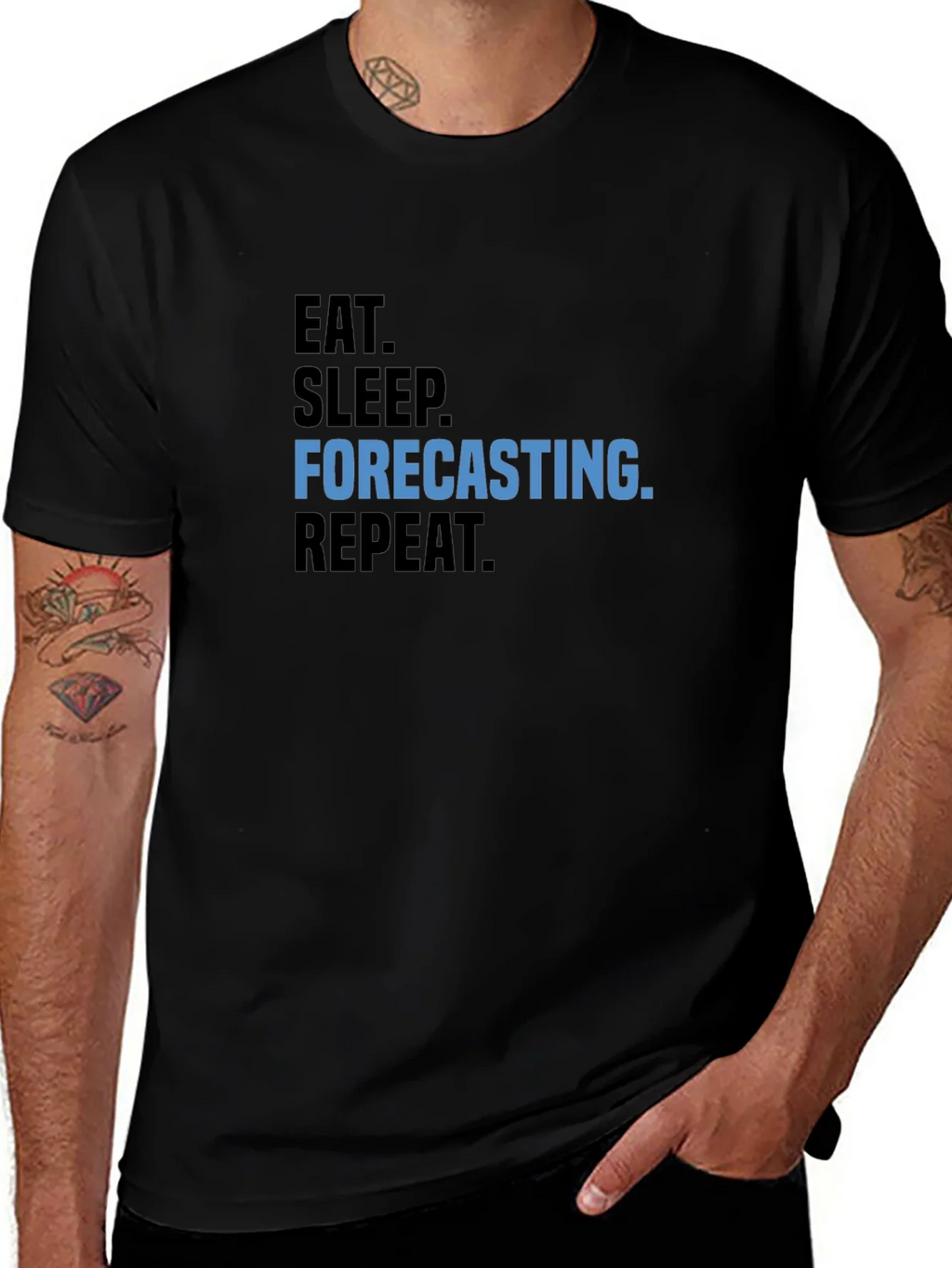 Eat Sleep Forecasting Repeat T-Shirt product image 1