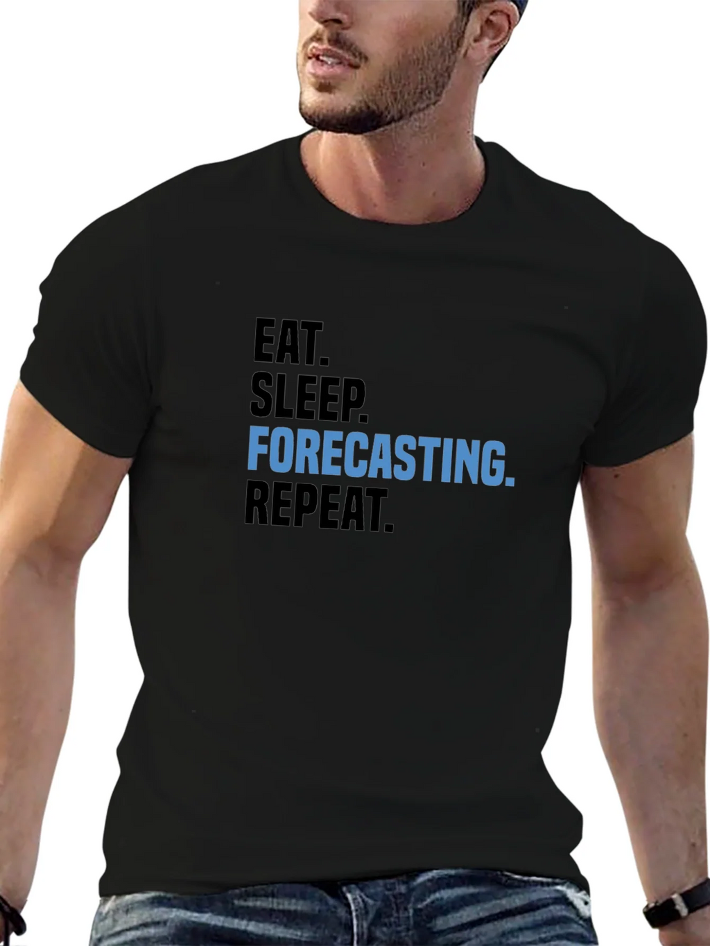 Eat Sleep Forecasting Repeat T-Shirt product image 6