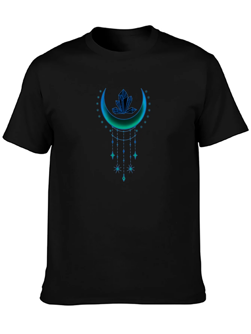 Mystic Crescent Graphic Tee - Celestial Style product image 3