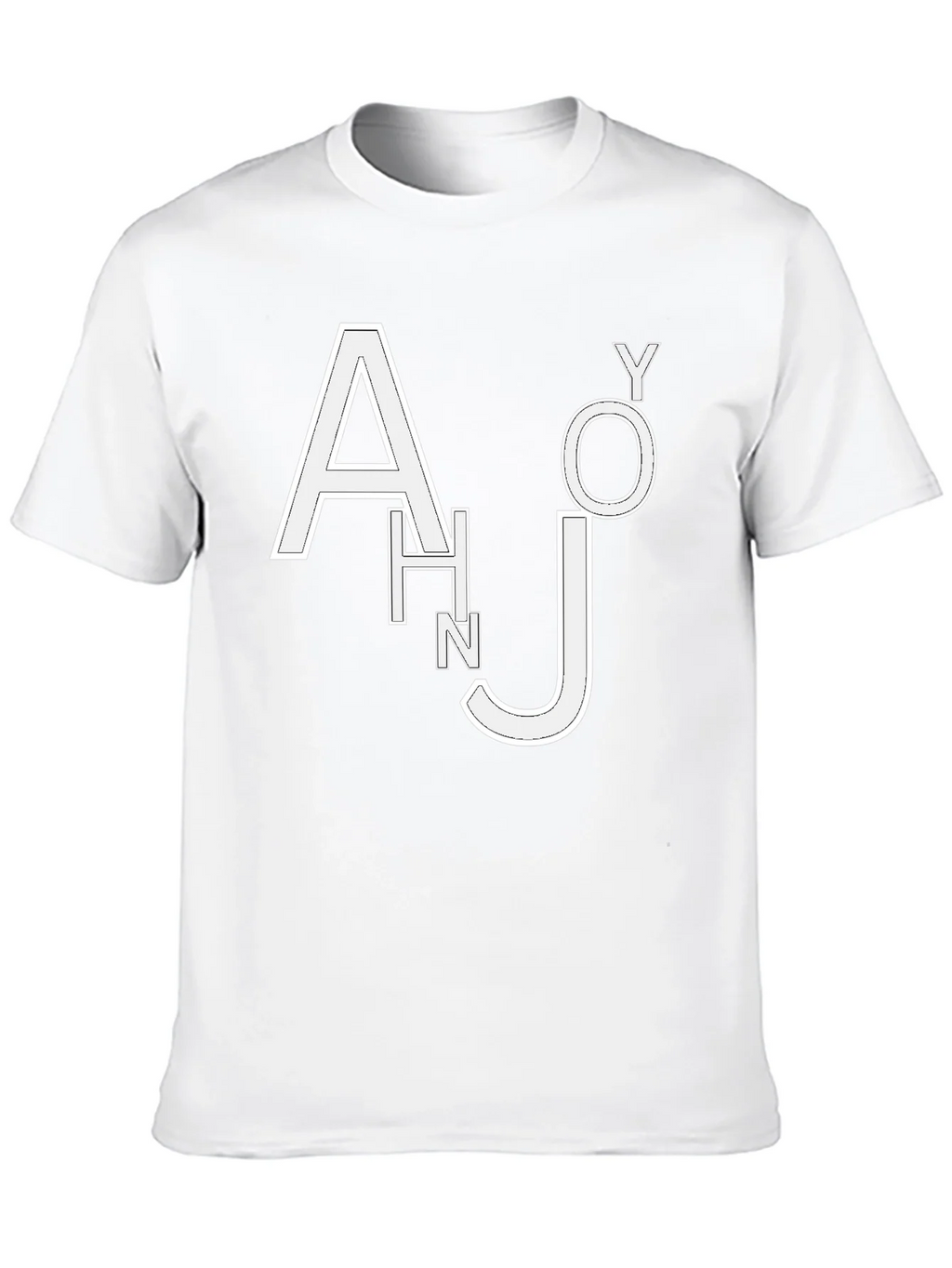 Trendy Black T-Shirt with White Letter Design product image 9