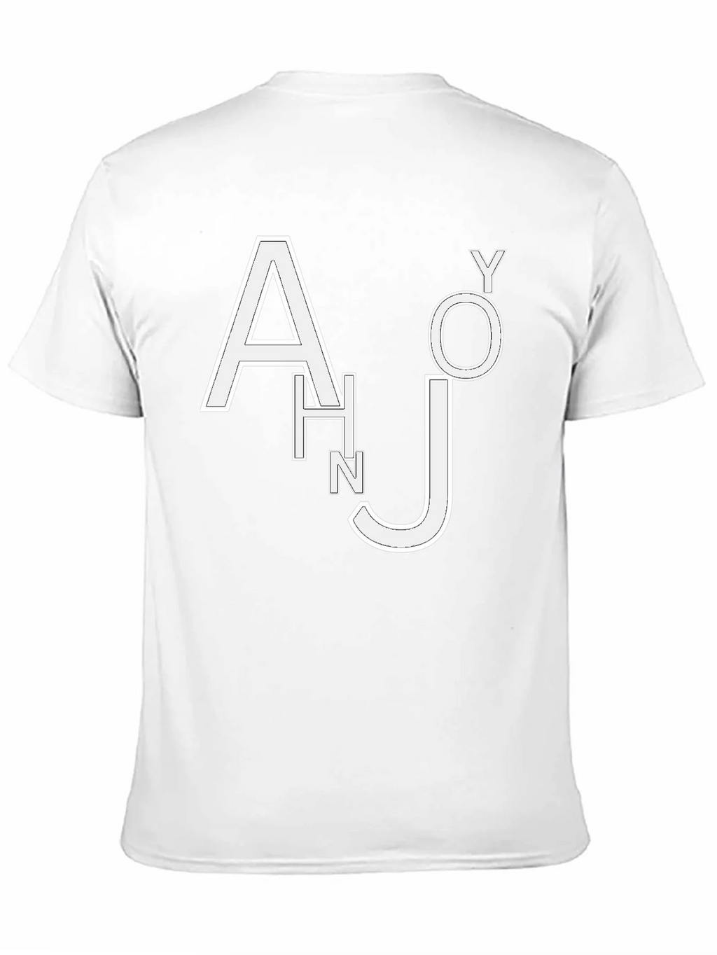 Trendy Black T-Shirt with White Letter Design product image 10