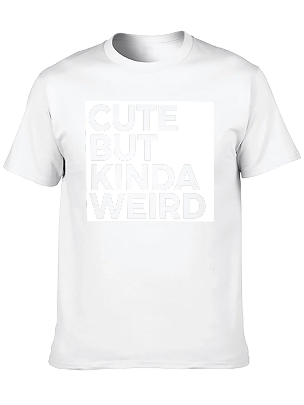 Cute But Kinda Weird Graphic Tee - Black product image 9