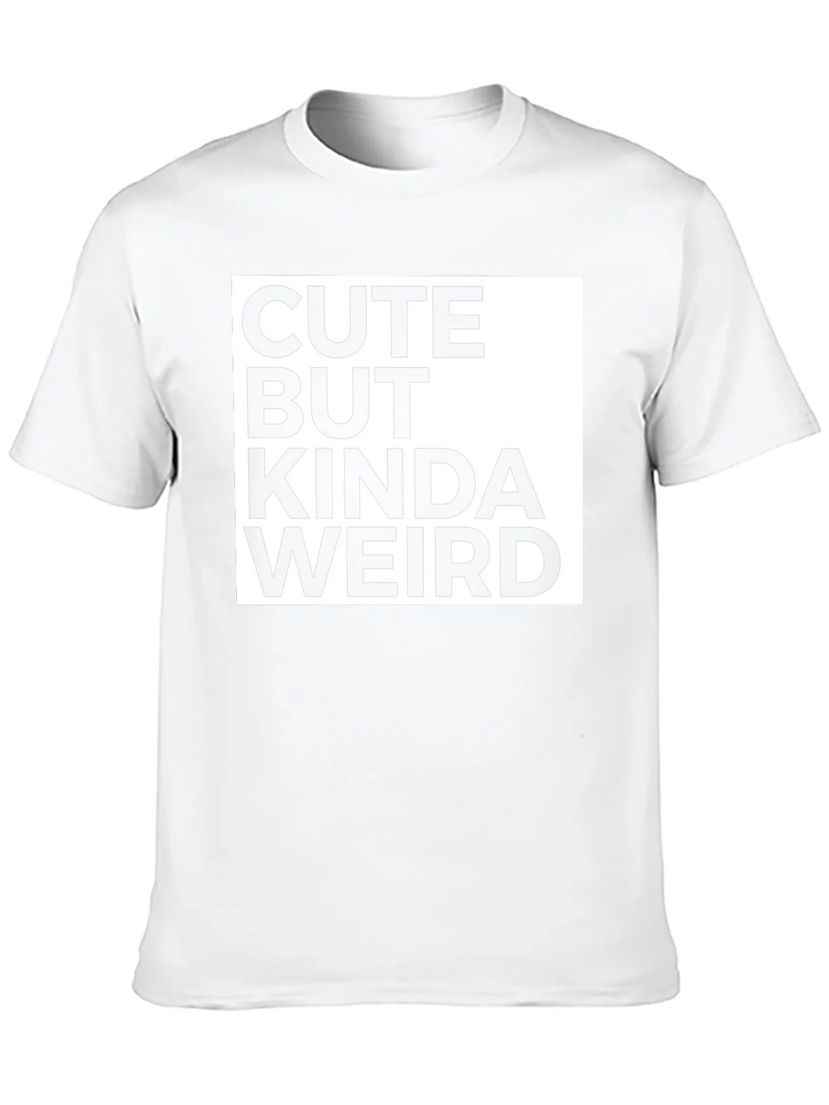 Cute But Kinda Weird Graphic Tee - Black product image 9