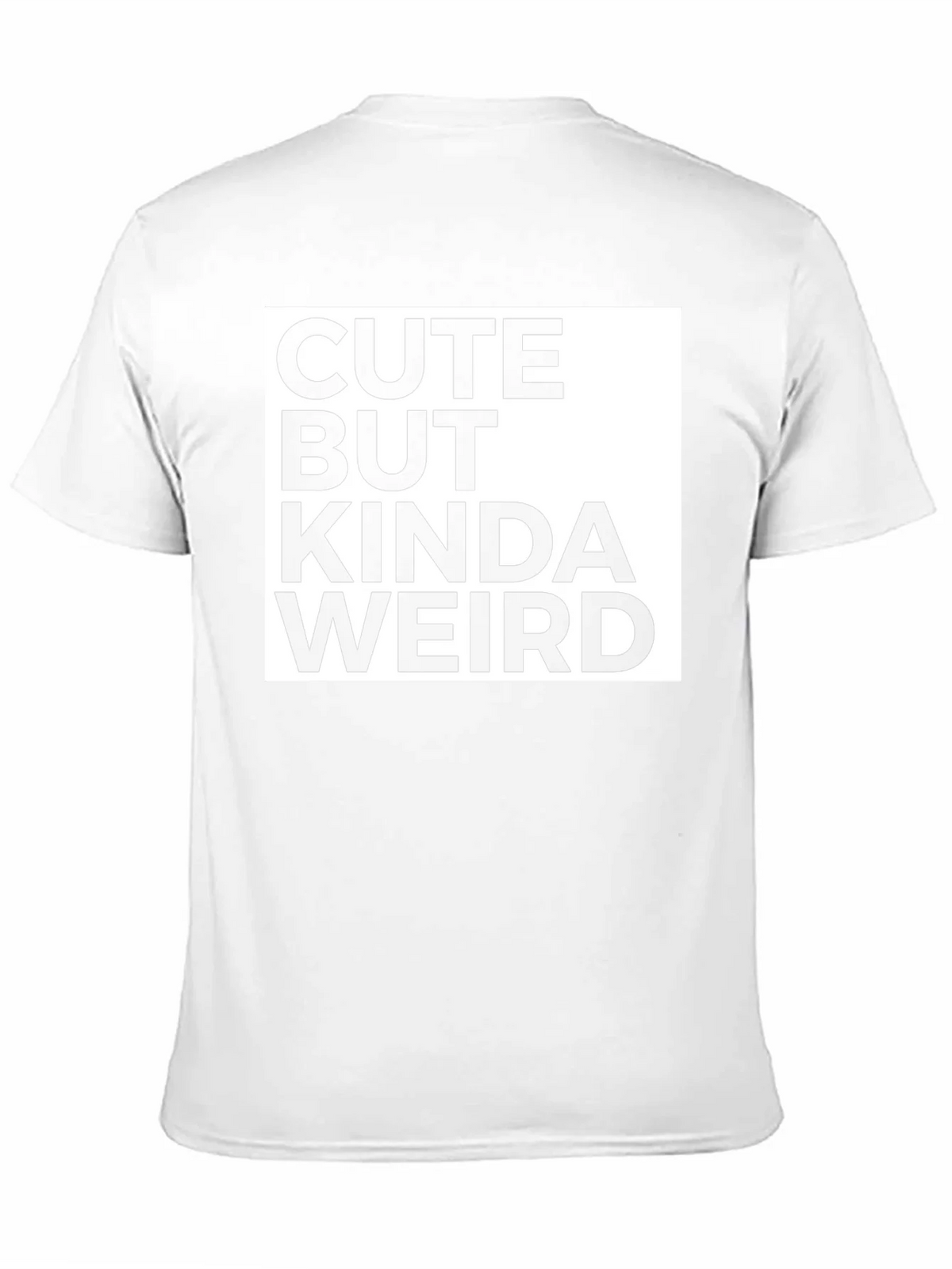 Cute But Kinda Weird Graphic Tee - Black product image 10