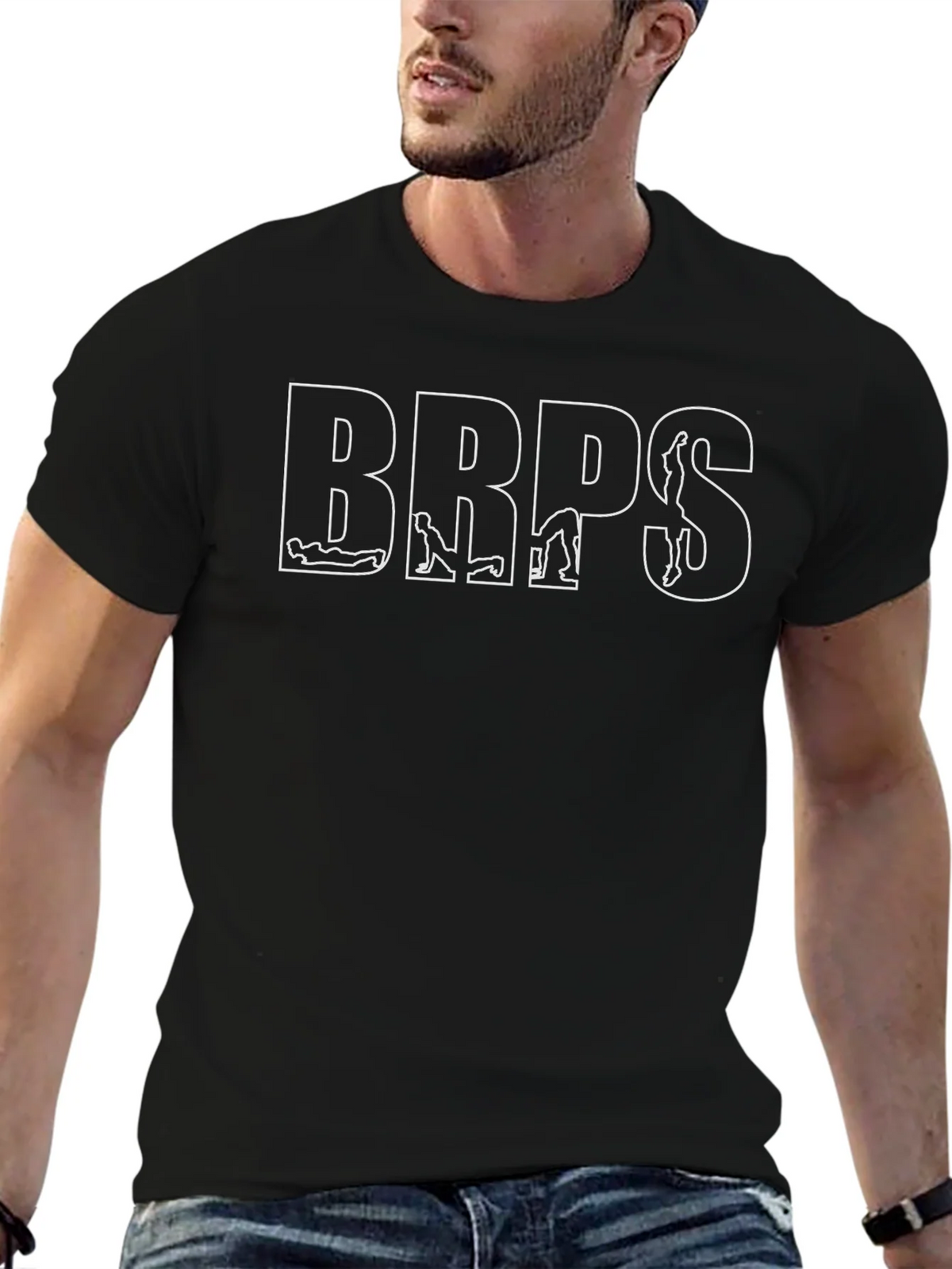 B.R.R.P.S. T-Shirt - Black Crew Neck product image 6