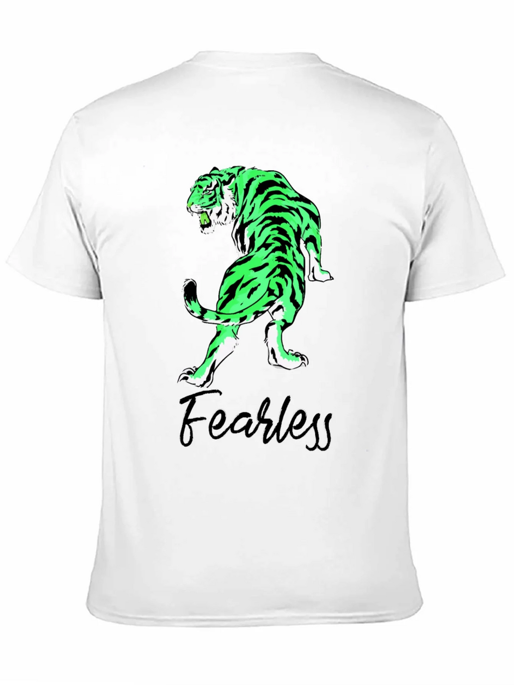 Fearless Tiger Graphic Tee - Black T-Shirt product image 10