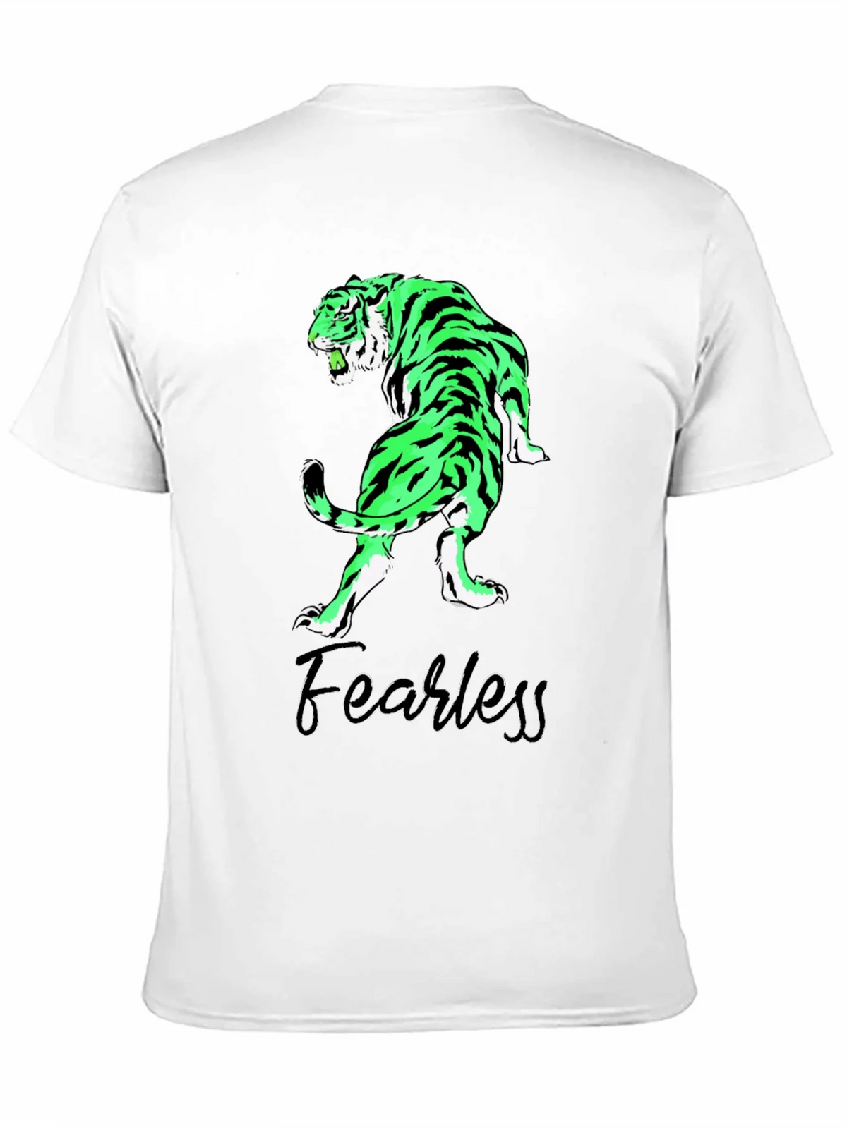 Fearless Tiger Graphic Tee - Black T-Shirt product image 10