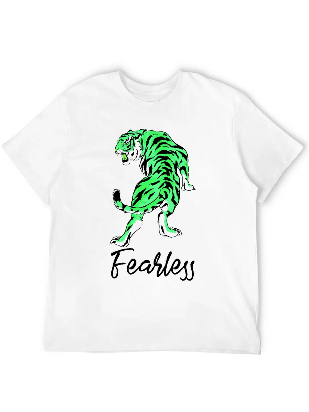 Fearless Tiger Graphic Tee - Black T-Shirt product image 11