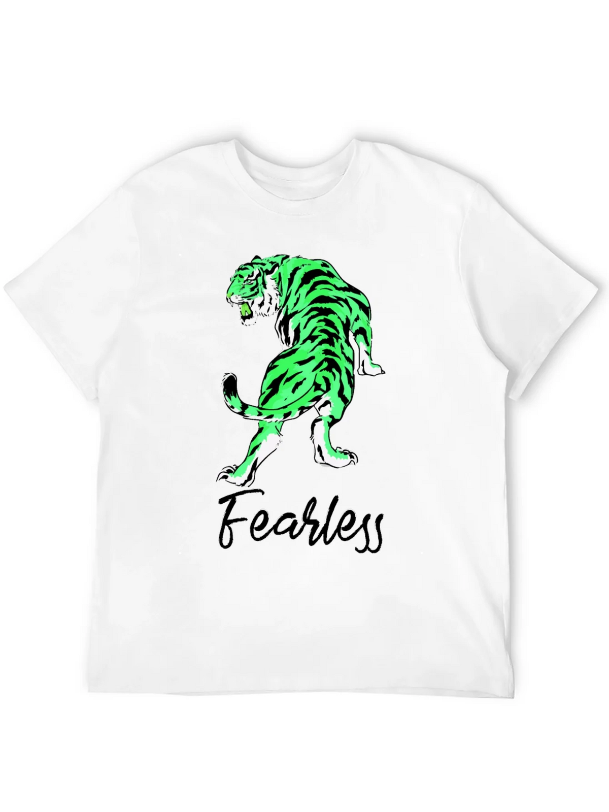 Fearless Tiger Graphic Tee - Black T-Shirt product image 11